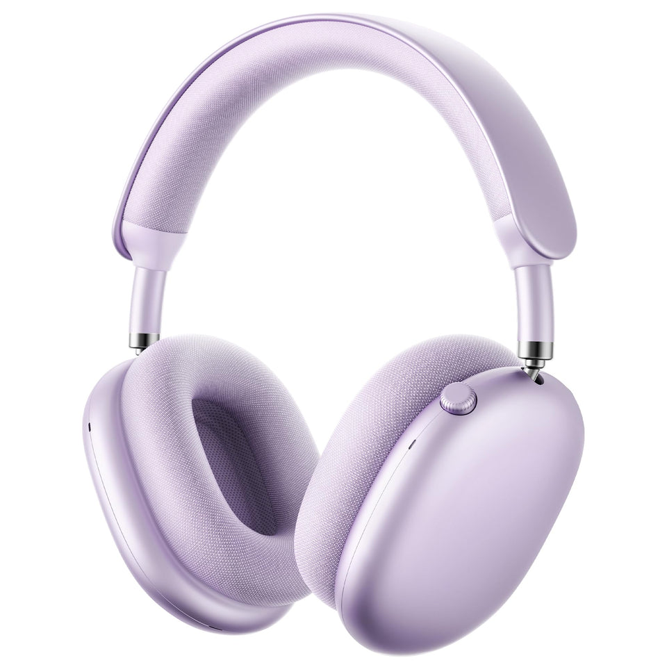 Picun F8 Pro headphones front view showing a comfortable over-ear design for travel and work.