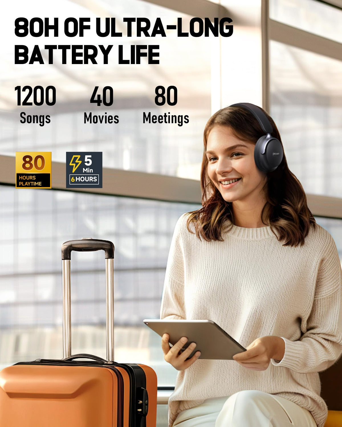 Picun NC60 wireless connection showcases seamless Bluetooth 5.4 pairing.