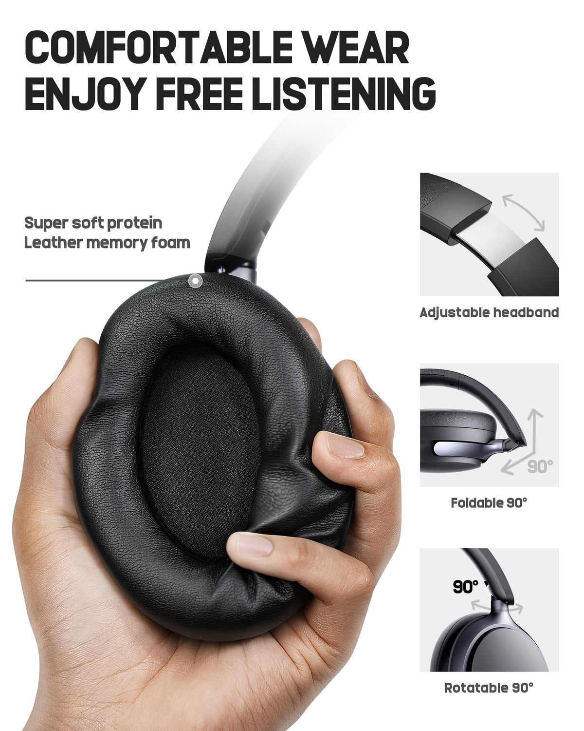 Picun NC60 ENC call quality with multiple mics for clear conversations.