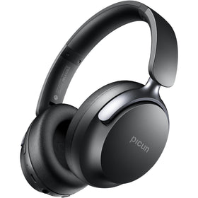 Picun NC60 hybrid ANC headphones on desk delivering focused listening in noisy environments.