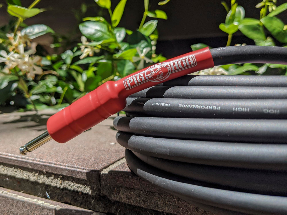 Pig Hog connector close-up with heat-shrink protection for reliable contacts