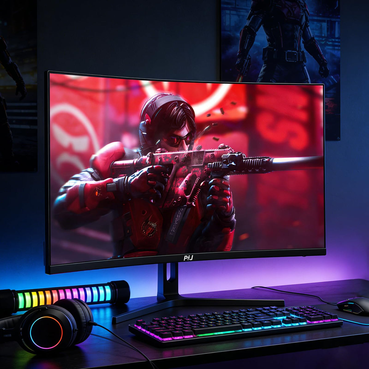 PIJ RGB ambient lighting adds atmosphere to your battlestation.