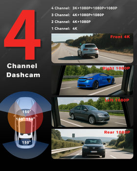 Pikidox Catcatch rear 1080p camera provides rear-view clarity for safe lane change decisions.