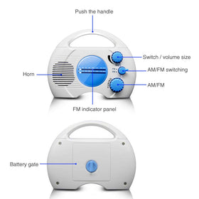 pilarmuture back battery compartment open for quick three AA battery access