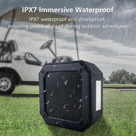 PILSAMAS golf speaker built-in mic enables hands-free calls on the course
