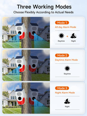 PILSAMAS wildlife deterrent use protects gardens from deer and bears via sounds.