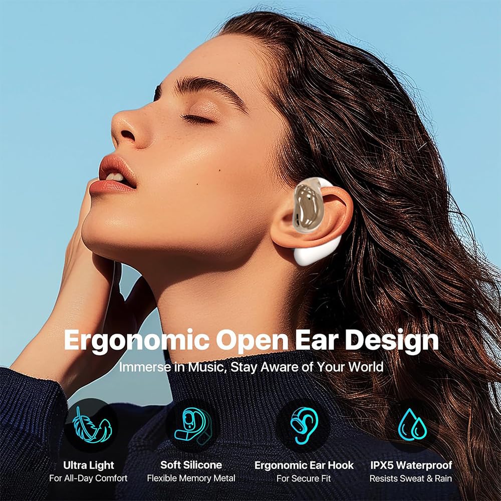 Piluyaa microphone and bone conduction area close-up, clarifies clearer-call benefit