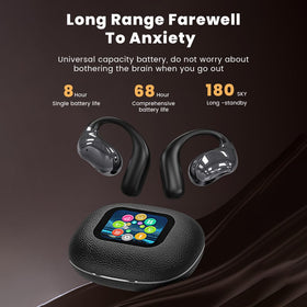 Piluyaa bone conduction side view delivering open‑ear awareness advantage