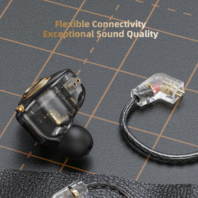 Piluyaa ear tip groove design enhances stereo detail and fit.
