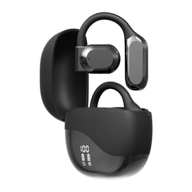 Piluyaa M62 front packaging showing earbuds and compact case, highlighting portability