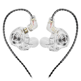 Piluyaa QKZ ENZO Pro earphones front view highlighting lightweight design