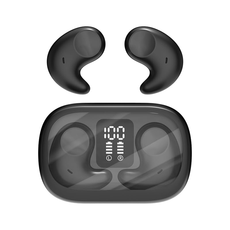 Piluyaa Sleep Earbuds inside the compact charging case, ideal for on-the-go sleep sessions.