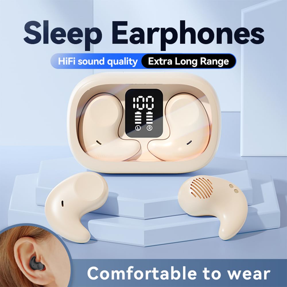 Piluyaa Sleep Earbuds designed for side sleepers for all-night comfort
