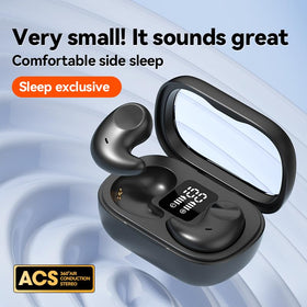 Touch controls allow quick play, pause, and calls on Piluyaa Sleep Earbuds.