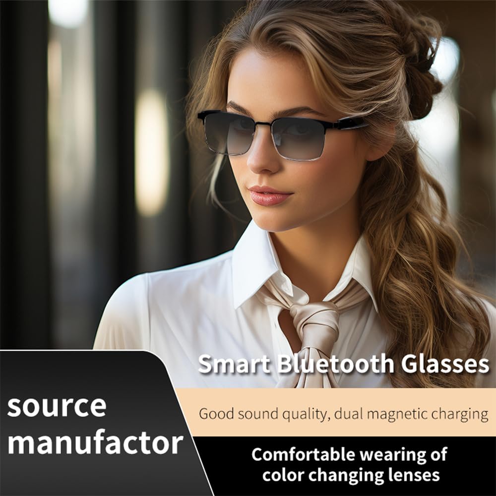 Piluyaa smart glasses voice assistant access with a gentle tap.