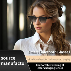 Piluyaa smart glasses voice assistant access with a gentle tap.