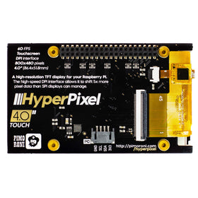 Pimoroni HyperPixel 4.0 multi-touch surface detects input precisely.