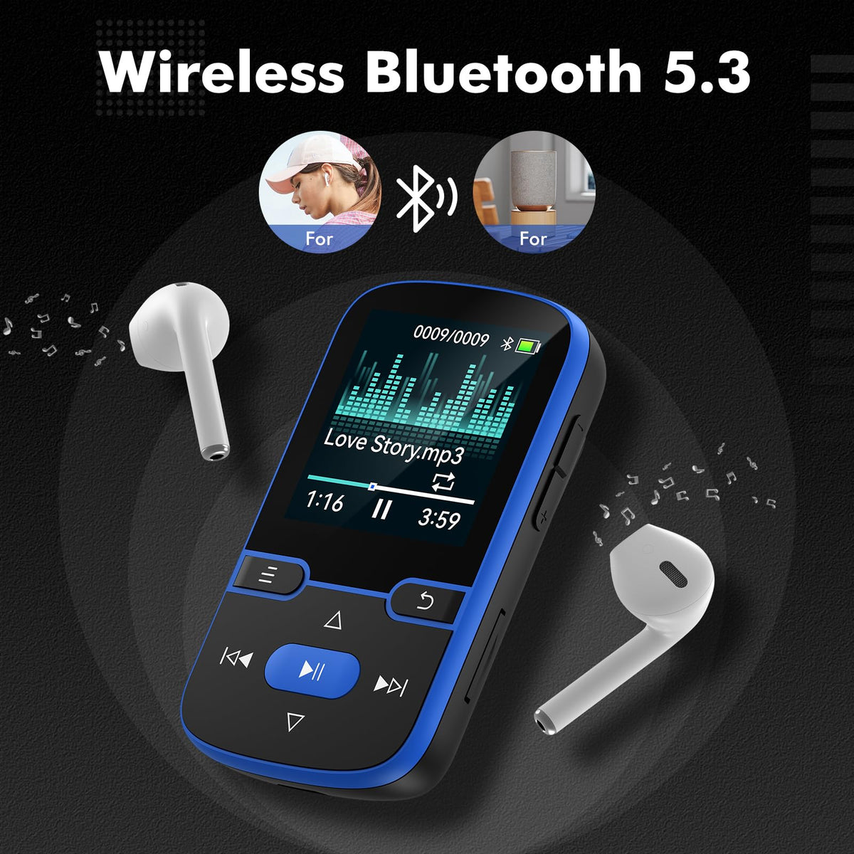 PINHUI back clip detail securing device for hands-free wear