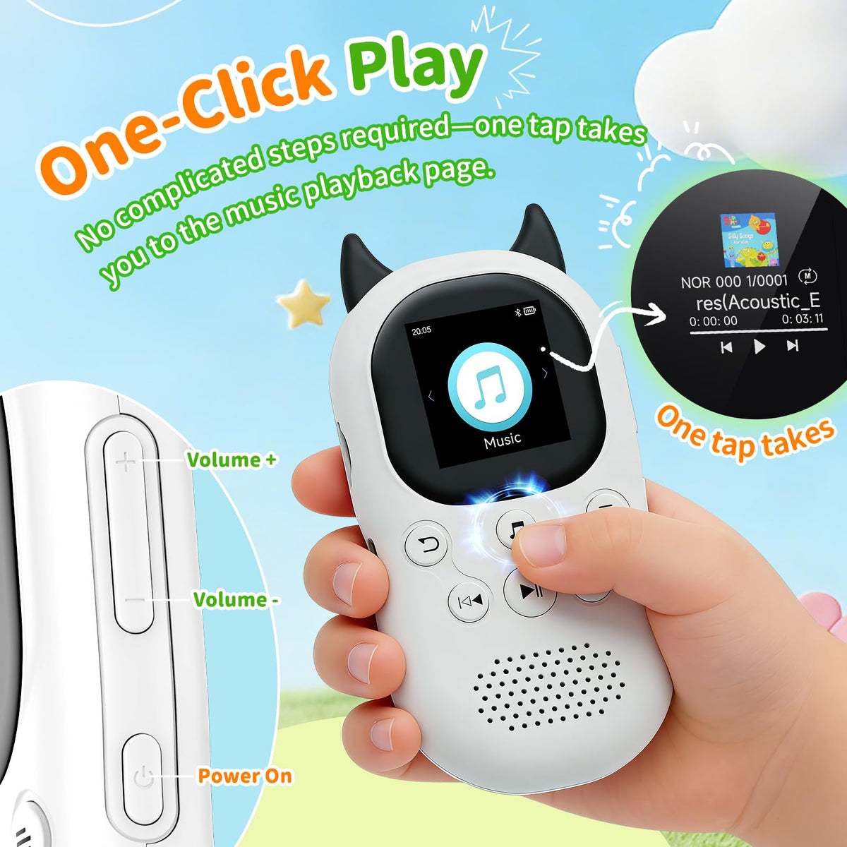 PINHUI cow screen display with adjustable brightness for eye-friendly reading