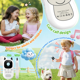 PINHUI cow next to hand for scale showing compact durable kid-friendly size
