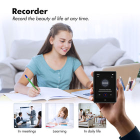 PINHUI paired with Bluetooth headphones for wireless listening