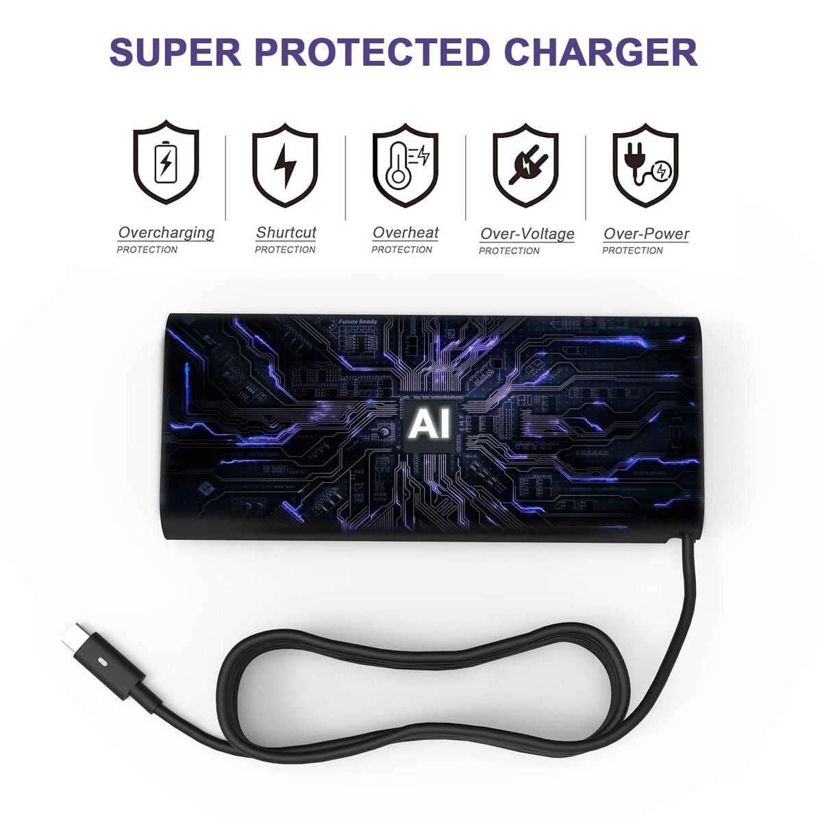 PIOEVTKA close-up of USB-C connector highlighting precise fit and secure connection