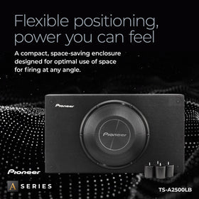Pioneer A-series integration detail for balanced, dynamic car audio.