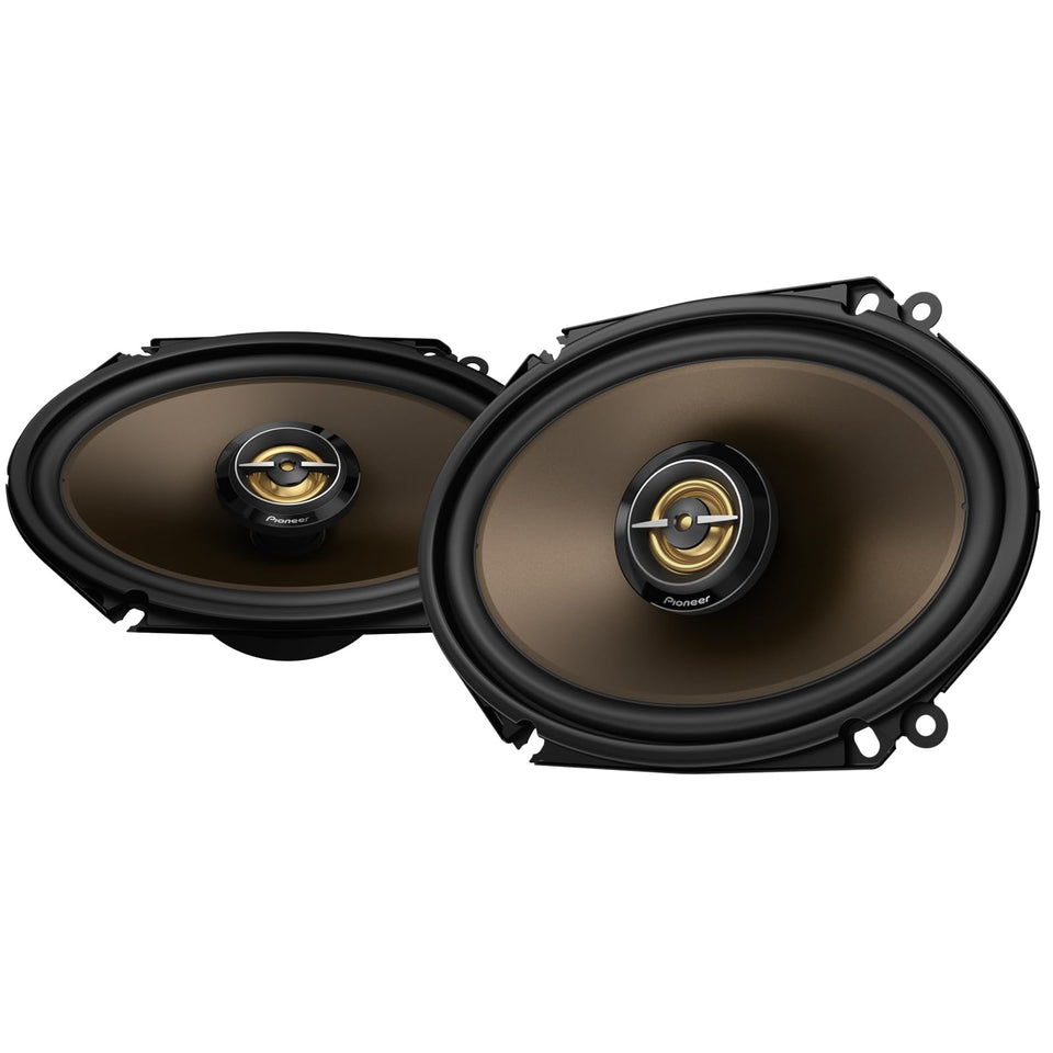 Pioneer A-Series Max TS-A683FH 6x8 two-way speakers pair deliver crisp mids and clear highs for upgraded road listening