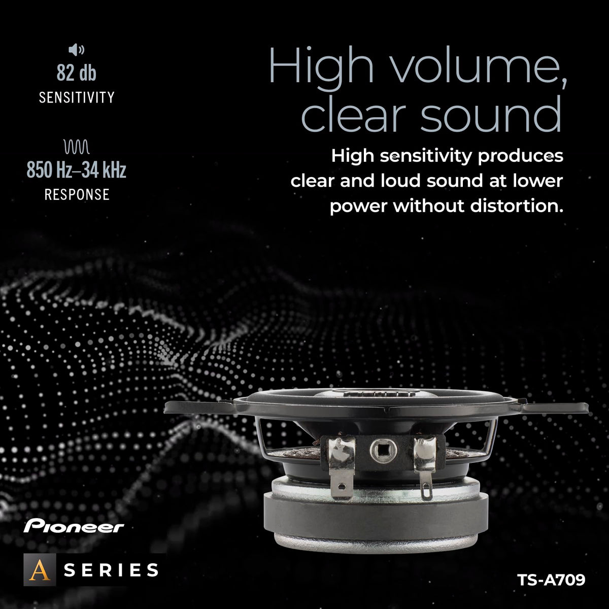 PIONEER TS-A709 installation in stock slot enables straightforward upgrades