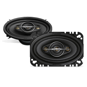 Pioneer A-Series TS-A4671F front view showing compact fit and balanced sound.