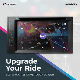 PIONEER AVH-241EX built-in amplifier for clear road audio