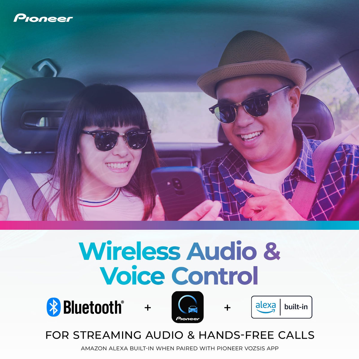 PIONEER AVH-241EX USB FLAC playback for high-resolution audio on the move
