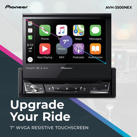 Pioneer AVH-3500NEX Bluetooth hands-free calling via external microphone