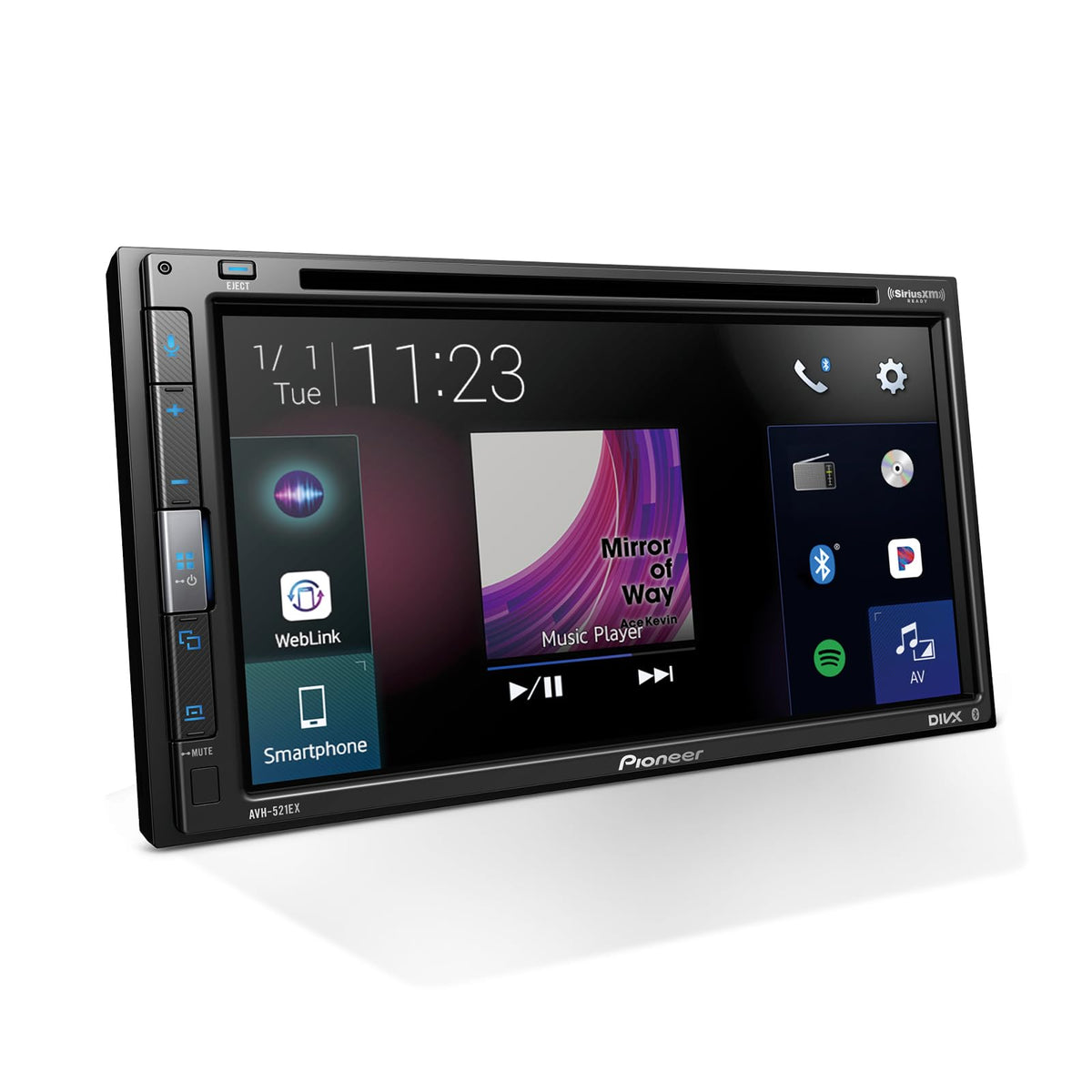 PIONEER AVH-521EX 6.8-inch touchscreen for intuitive in-car control