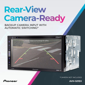 PIONEER AVH-521EX customizable home screen with colors and backgrounds
