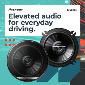 PIONEER close-up of cone texture highlighting clear sound reproduction benefit