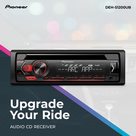 Pioneer DEH-S1200UB CD slot for nostalgic in-car listening