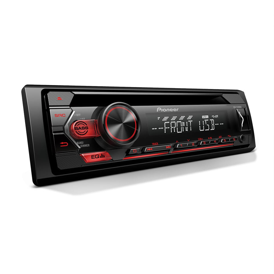 Pioneer DEH-S1200UB USB port for easy playback and charging