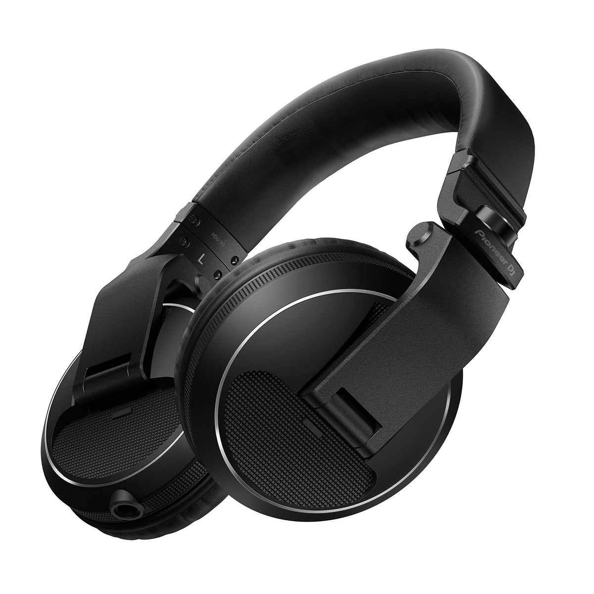 Pioneer DJ HDJ-X5 front view with 40 mm driver for clear sound.