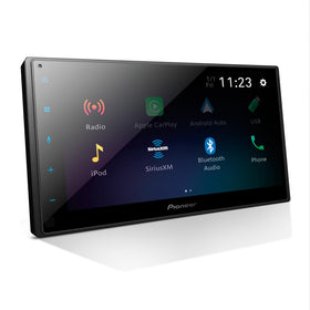 Pioneer DMH-1600NEX Bluetooth hands-free calling with external microphone for clear conversations.