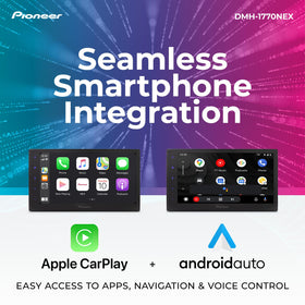 PIONEER DMH-1770NEX Bluetooth streaming for hands-free calls and wireless audio.