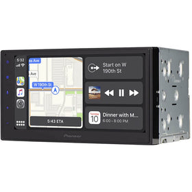Pioneer DMH-1770NEX supports CarPlay and Android Auto for seamless smartphone use.