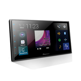 Pioneer DMH-2660NEX 6.8-inch display for immersive dashboard entertainment.