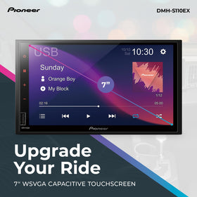 Pioneer DMH-S110EX Bluetooth hands-free calling and wireless streaming for safer driving