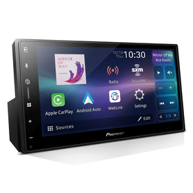 PIONEER DMH-W3000NEX 6.8-inch floating display offers immersive in-car visuals for the dashboard.