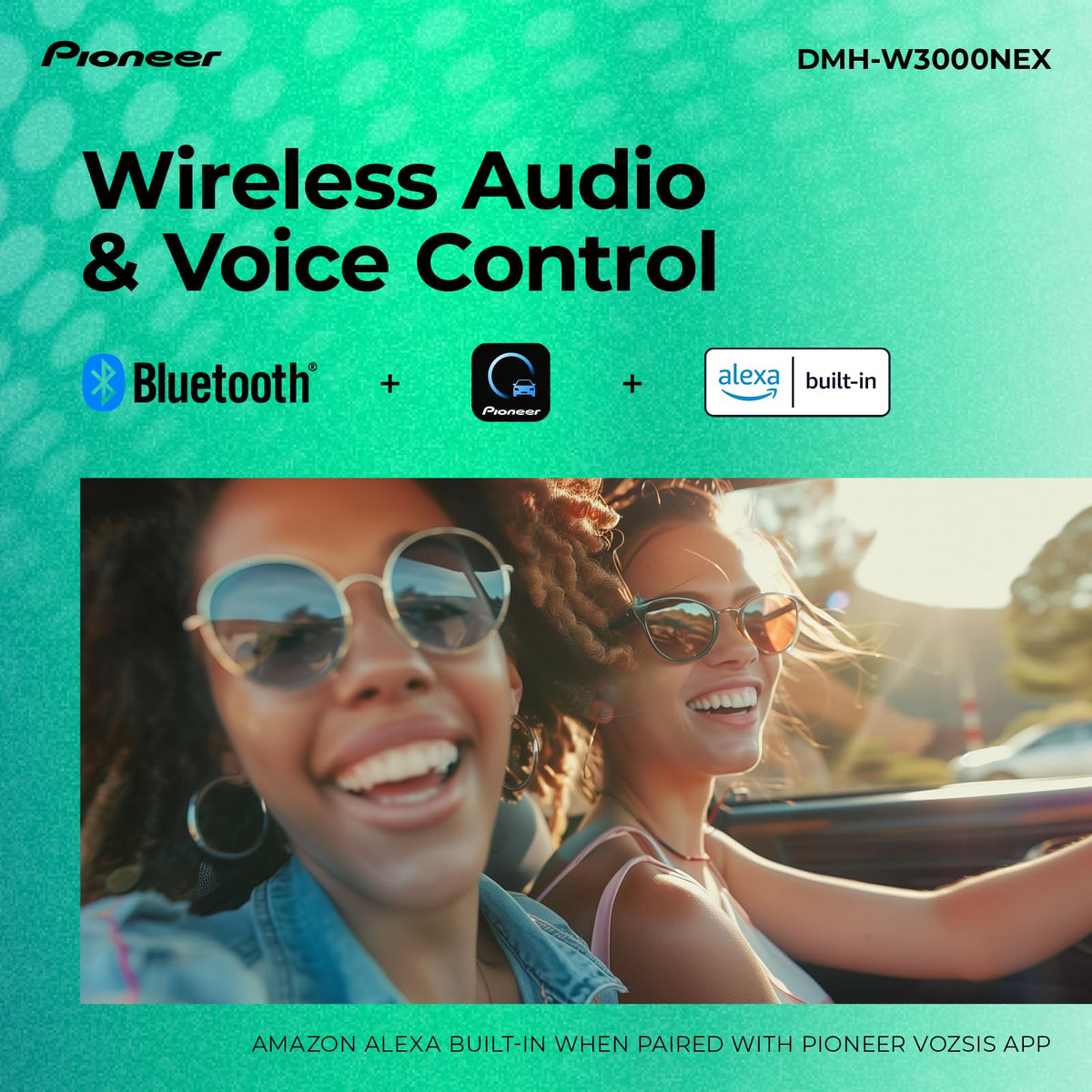 PIONEER DMH-W3000NEX One Touch Navigation speeds menu access and routing.