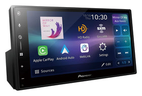 Pioneer DMH-W3050NEX 6.8-inch display shows vivid visuals for navigation and media control