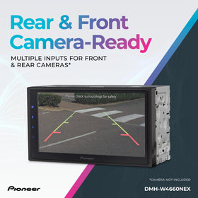 PIONEER DMH-W4660NEX backup camera-ready for easier parking and safer maneuvering