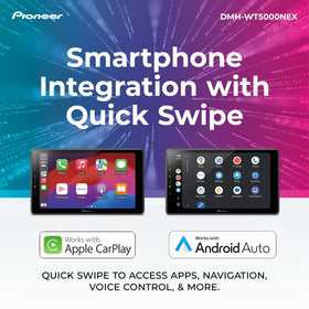 Pioneer DMH-WT5000NEX HD Radio delivers digital sound with real-time updates.