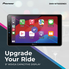 Pioneer DMH-WT5000NEX wireless CarPlay and Android Auto for seamless mapping and music.